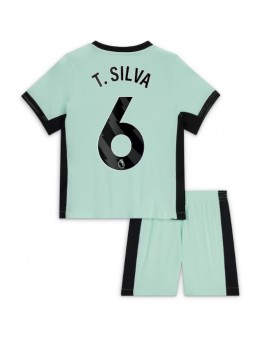 Otroški Nogometna dresi replika Chelsea Thiago Silva #6 Tretji 2023-24 Kratek rokav (+ hlače)